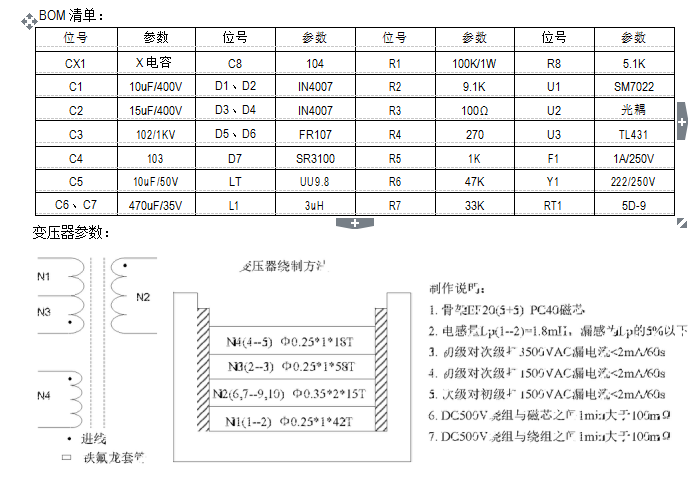 SM7022變壓器